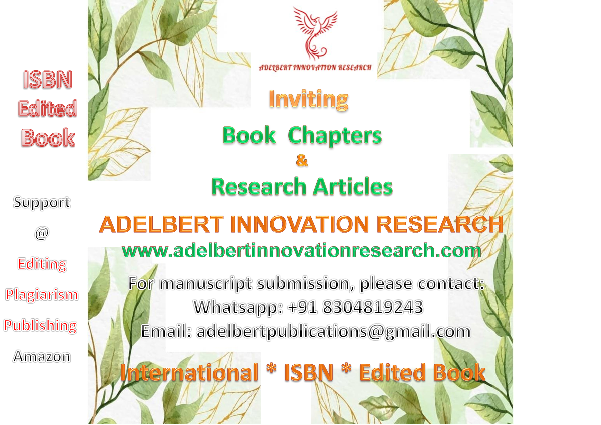 Adelbert ISBN Biological Research Book